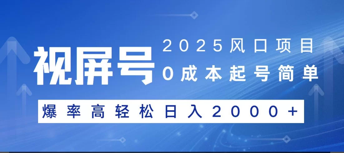 视频号躺赚5.0 最新玩法 强撸广告 小白轻松上手-小二项目网
