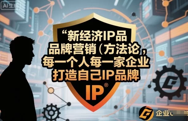新经济IP品牌营销方法论，每一个人每一家企业都应该打造自己IP品牌-小二项目网