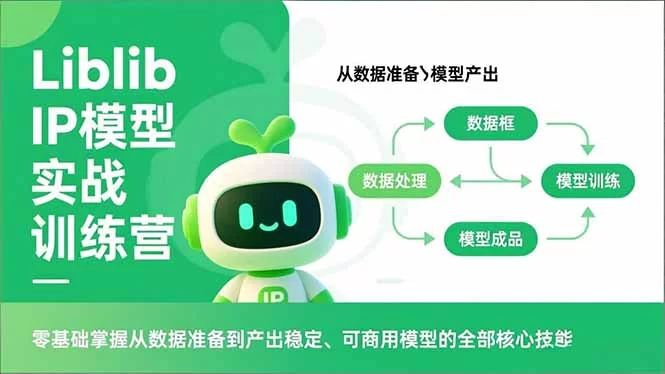 （16955期）Liblib IP模型实战训练营，零基础掌握从数据准备到产出稳定、可商用模型的全部核心技能-小二项目网