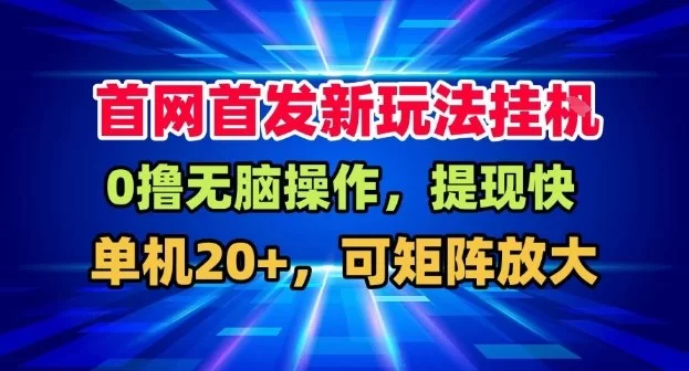 全网首发挂G，盒子自动賺米，单机20+，可矩阵放大，长期稳定运营【揭秘】-小二项目网