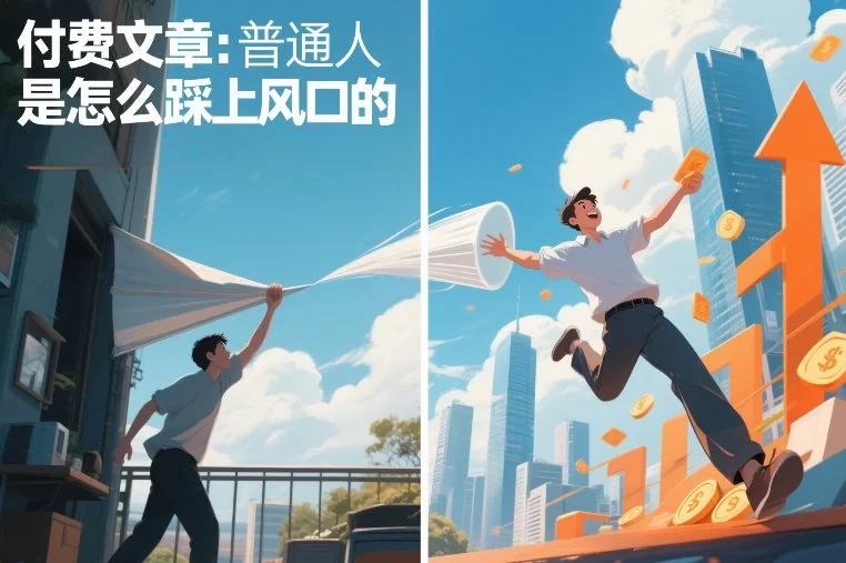 付费文章：普通人是怎么踩上风口的-小二项目网