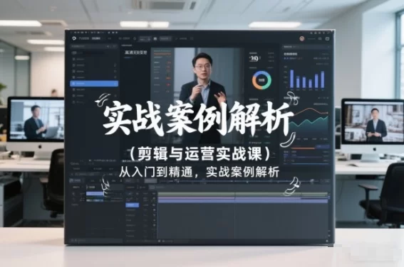 剪辑与运营实战课，从入门到精通，实战案例解析（更新2026）-小二项目网