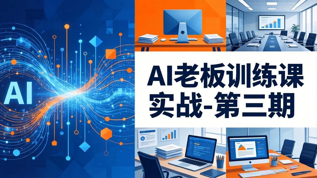 （18025期） AI老板训练课实战-第三期：AI+内容应用落地教学，从0到1打通AI变现完整路径-小二项目网
