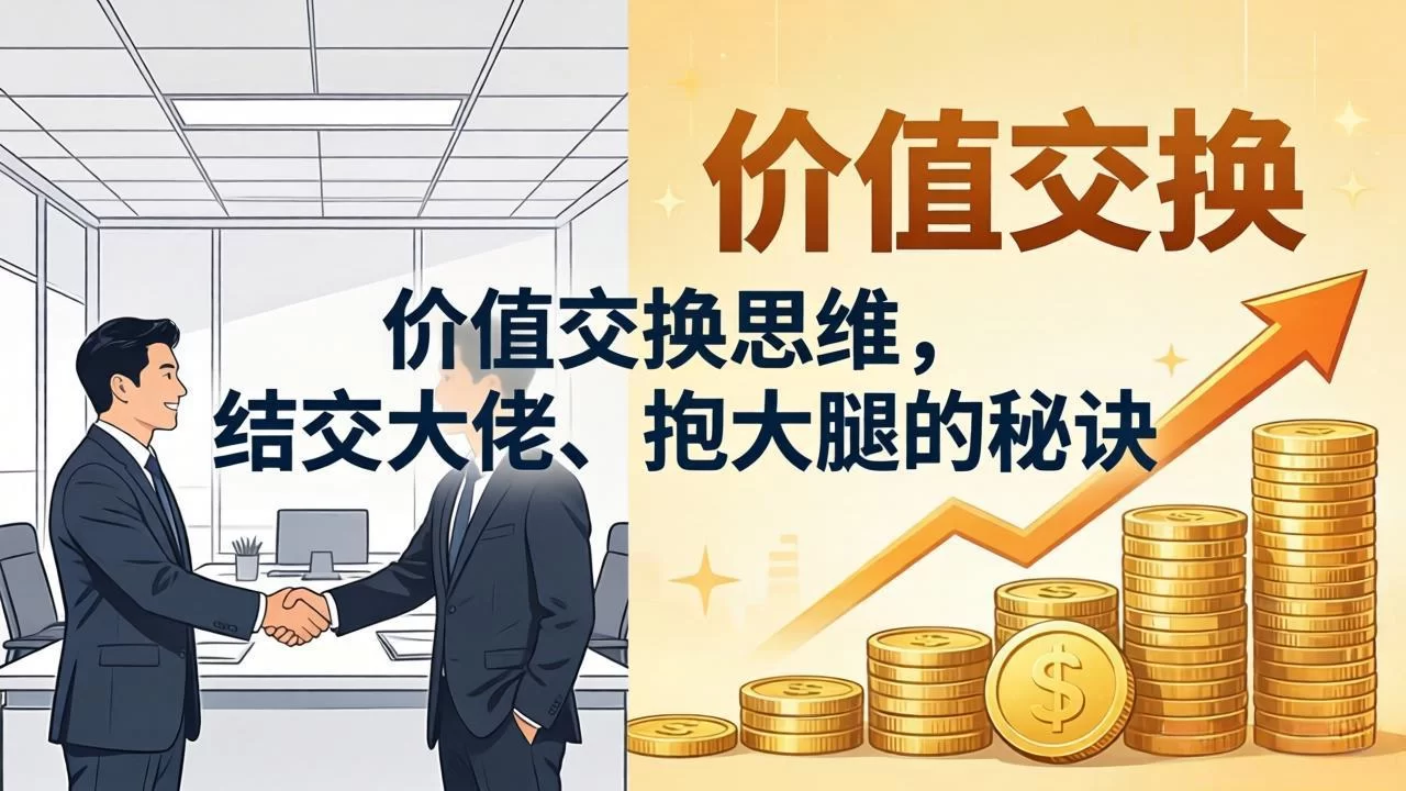 （18258期）某付费文章：价值交换思维，结交大佬、抱大腿的秘诀-小二项目网