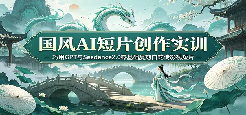 国风AI短片创作实训：巧用GPT与Seedance2.0零基础复刻白蛇传影视短片-小二项目网