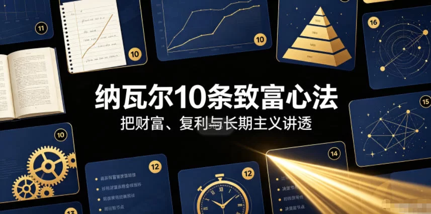 付费文章：纳瓦尔10条致富心法-小二项目网