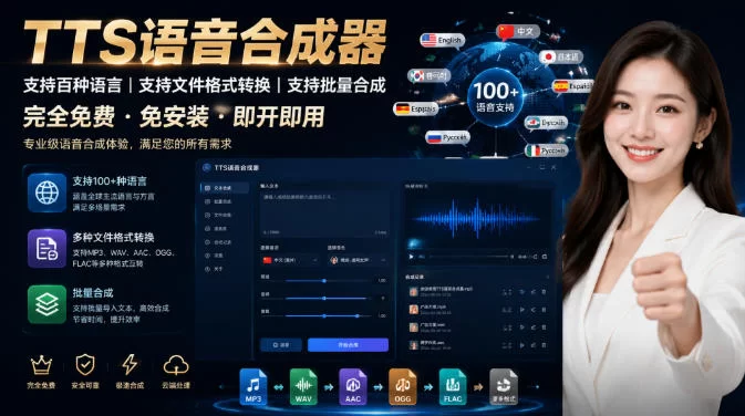 最新TTS配音，支持批量，支持文件格式转换，功能超多-小二项目网