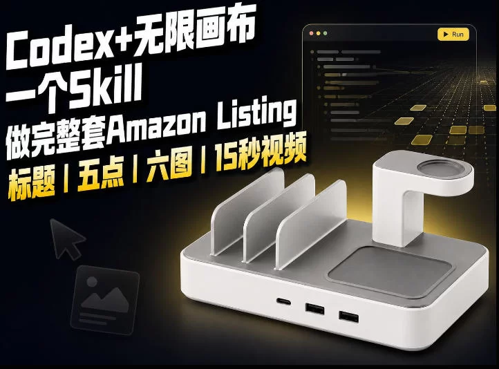 我用一个Codex Skill做完Amazon Listing：标题、五点、六图和视频全流程-小二项目网