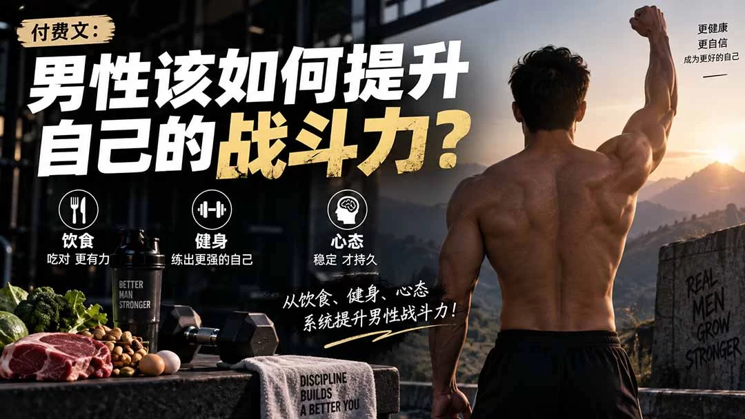 （20421期）付费文章：男性该如何提升自己的战斗力？-小二项目网
