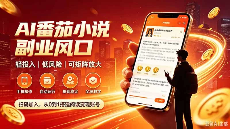 （20277期）AI番茄全自动挂机｜24小时躺赚副业，轻投入|低风险|可矩阵放大-小二项目网