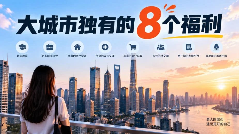 某公众号付费文章：大城市独有的8个福利-小二项目网