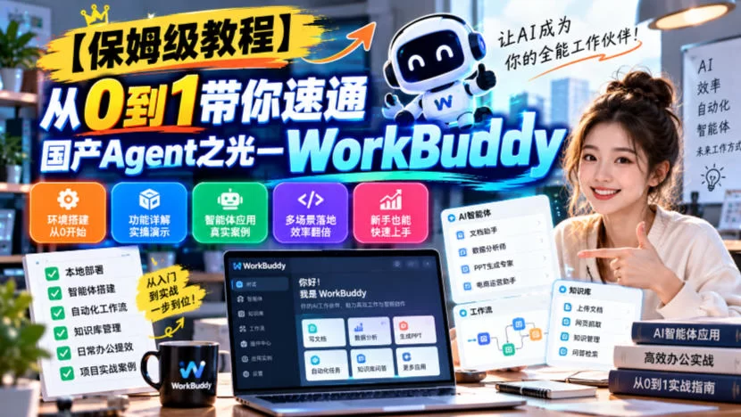 【保姆级教程】从0到1带你速通国产Agent之光—WorkBuddy【文档】-小二项目网