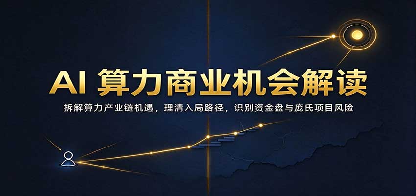 AI算力商业机会解读：拆解算力产业链机遇，理清入局路径，识别资金盘与庞氏项目风险-小二项目网