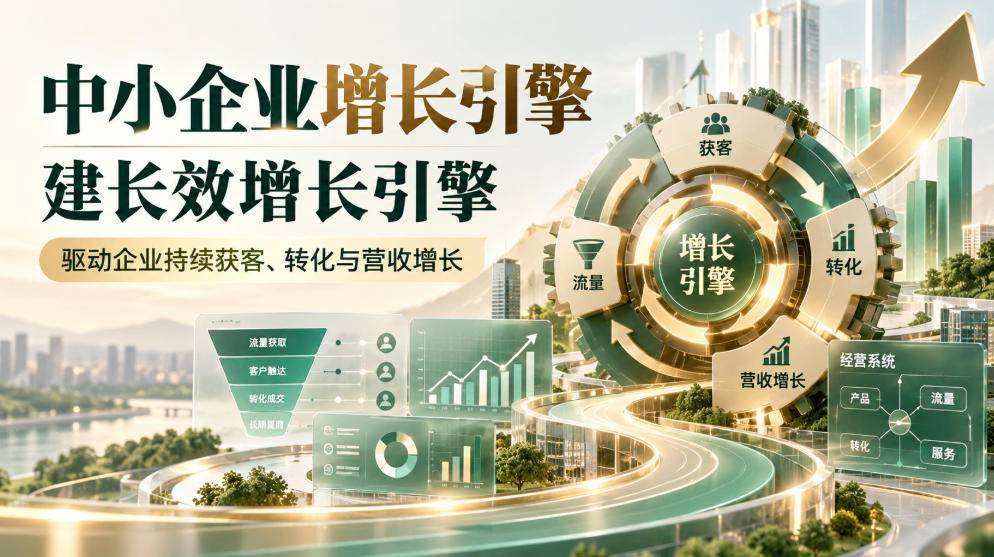 中小企业增长引擎，建长效增长引擎，驱动企业持续获客、转化与营收增长-小二项目网
