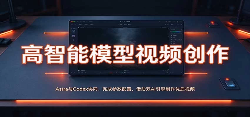 高智能模型视频创作：Astra与Codex协同，完成参数配置，借助双AI引擎制作优质视频-小二项目网