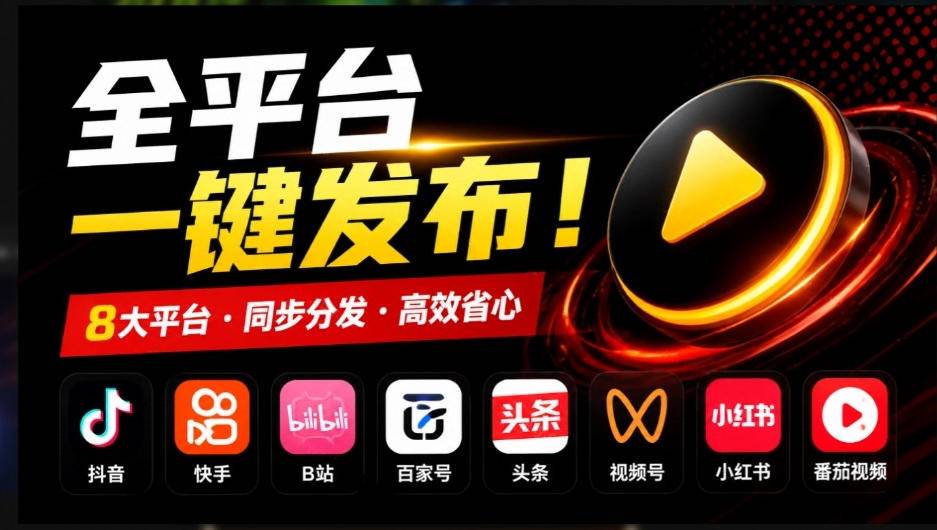 一条视频要发七八个平台，这太麻烦了？自媒体矩阵账户批量发布工具来了！开源且免费MatrixMedia-小二项目网