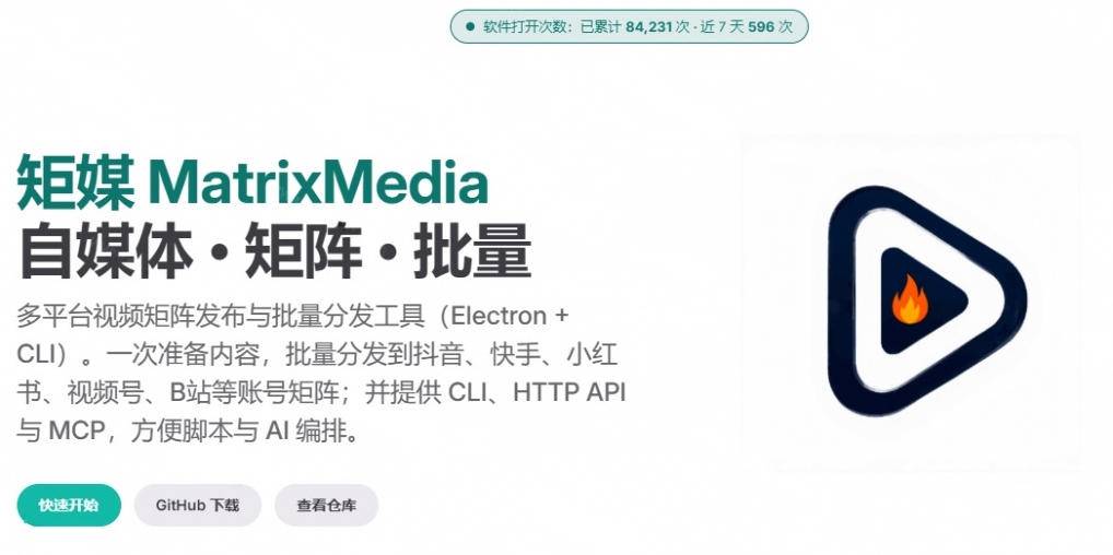 图片[2]-一条视频要发七八个平台，这太麻烦了？自媒体矩阵账户批量发布工具来了！开源且免费MatrixMedia-小二项目网