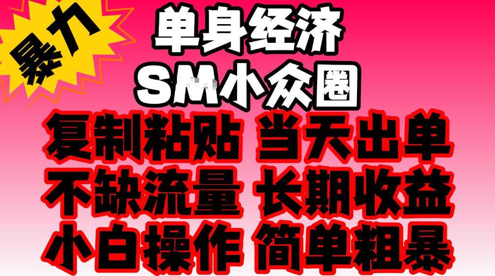 2026最新单身情感经济赛道，全程复制粘贴模板即可，当天出单，稳定日入500-1k，不缺流量，可批量矩阵，手机即可操作！【揭秘】-小二项目网