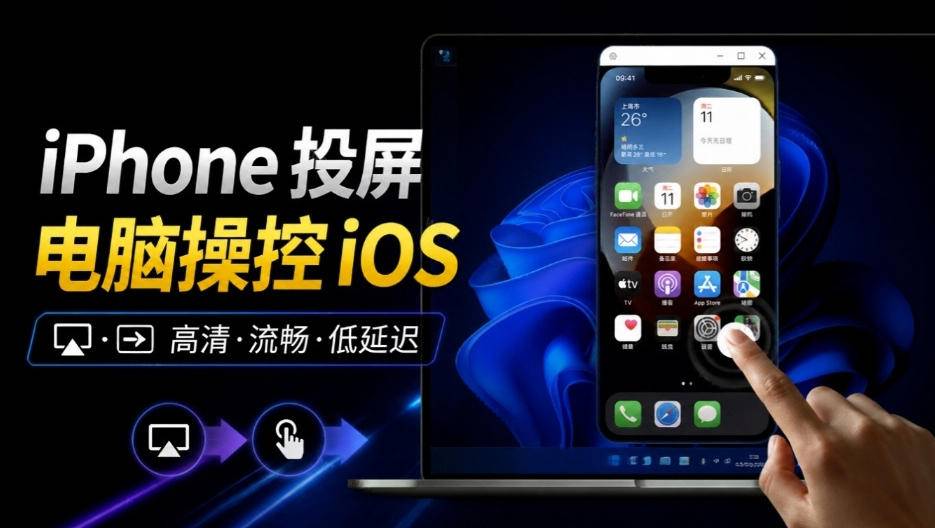 iPhone投屏到Windows电脑，还支持操控IOS系统，多台设备能同时上屏，有点意思iPhoneMirror-小二项目网