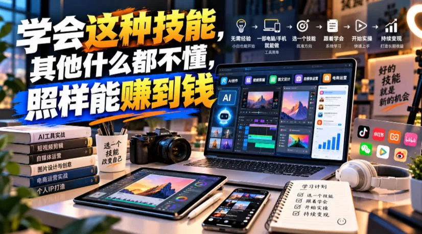某公众号付费文章：学会这种技能，其他什么都不懂，照样能賺到钱-小二项目网